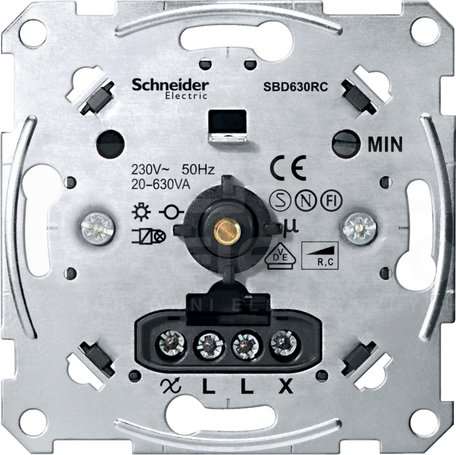 MERTEN 230VAC 20-630VA Mechanizm ściemniacza obrotowego RC
