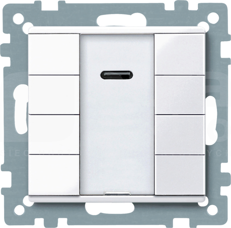 MERTEN KNX biały active połysk Przycisk 4-krotny plus+IR