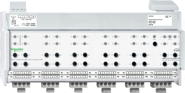 MERTEN KNX 12x/24x/10 REG-K Aktor żaluz/załącz.