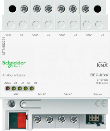 MERTEN KNX REG-K 4-KR Aktor analogowy