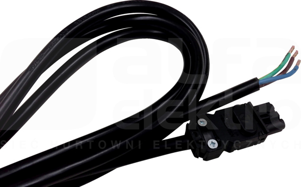 NSYLAM3M Kabel zasilający lampy LED stand. IEC