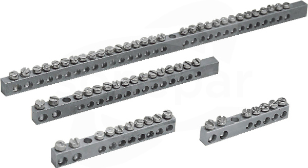NSYRBL21686M 2 x 16 mm² + 8 x 6 mm² Listwa uziemiająca