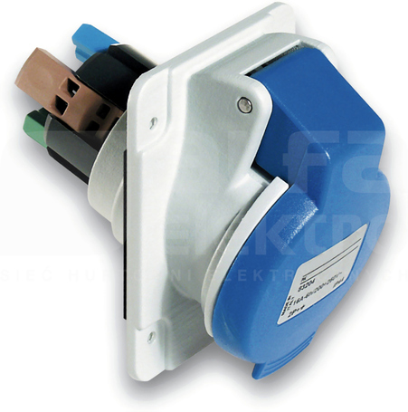 32A 3P-N-E 200-250V 50-60Hz IP44 Gniazdo