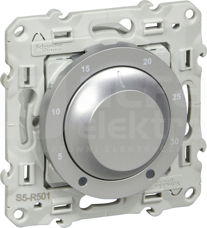 ODACE obrotowy aluminium Termostat elektroniczny