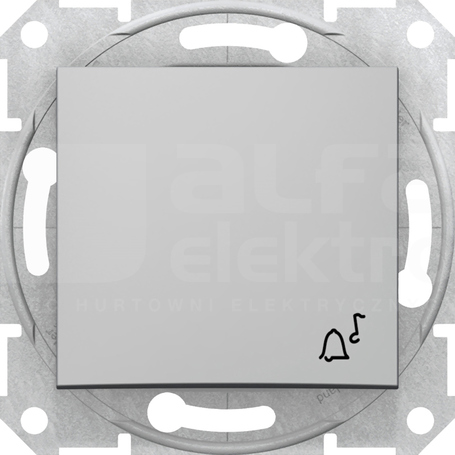 SEDNA aluminium Przycisk dzwonek