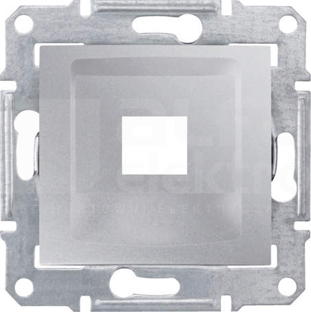 SEDNA 1xRJ45 do RDM aluminium Płytka centralna