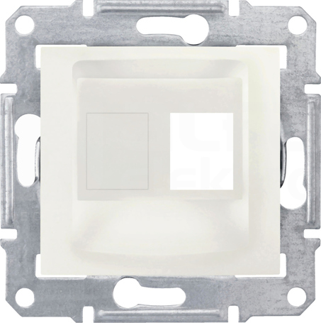 SEDNA RJ45 AMP/MOLEX kat.5e kremowy Płytka gn.komputerowego
