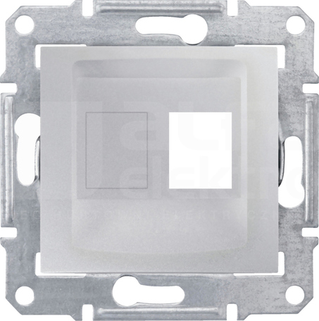 SEDNA 1xRJ45 do AMP, Molex, Keline aluminium Płytka centralna