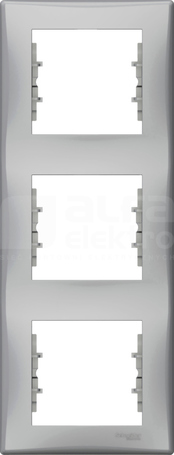 SEDNA aluminium Ramka 3-krotna pionowa