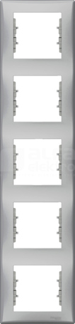 SEDNA aluminium Ramka 5-krotna pionowa