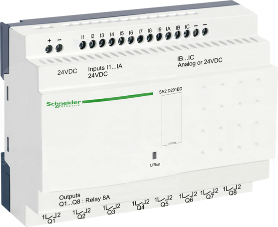 SR2D201BD 24VDC ZELIO LOGIC 12IN_D 8OUT_P