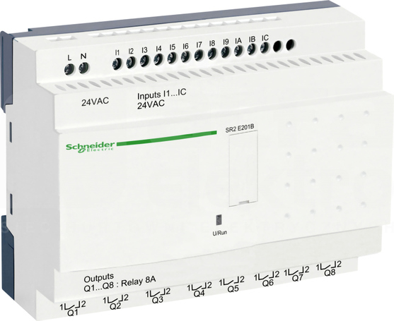 SR2E201B 24VAC ZELIO LOGIC 12IN 8 OUT