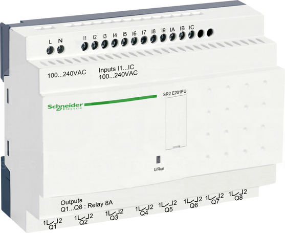 SR2E201FU 240VAC ZELIO LOGIC 12IN 8 OUT