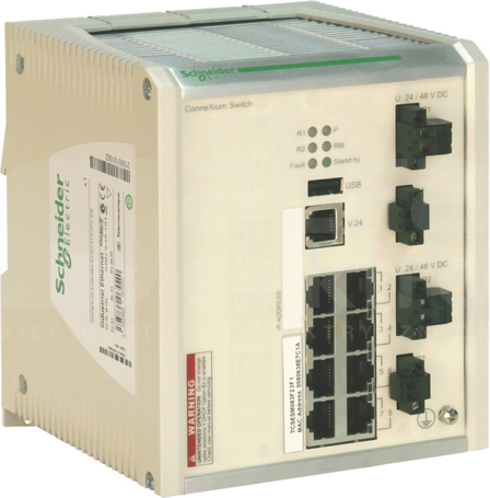 TCSESM083F23F1 CONNEXIUM EXTENDED SWITCH 8TX