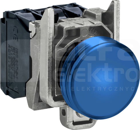XB4BVB6EX 24V, NIEBIESKI Wskaźnik świetlny wbudow.LED