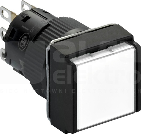 XB6ECA11P 1NO biały Przycisk kryty kwadrat
