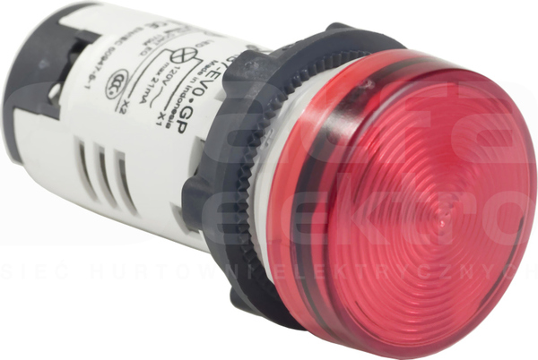 XB7EV04GP 120VAC CZERW.OKR. Lampka sygnalizacyjna LED