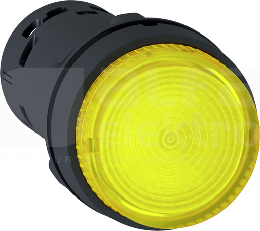 XB7NW38B1 1NO 24V żółty Przycisk samopowr.podśw.LED