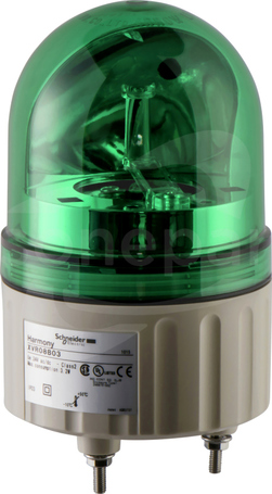 XVR08B03 obrotowa zielona 24VAC/DC 84mm Lampka