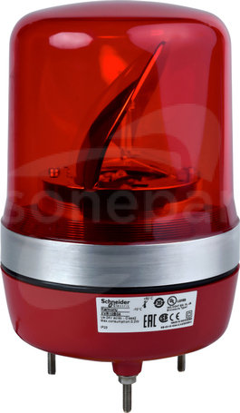 XVR10B04 106 mm czerwony 24VAC/DC Sygnalizator obrotowy