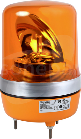 XVR10B05 106 mm pomarańczowy 24VAC/DC Sygnalizator obrotowy