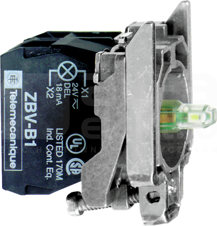 ZB4BW0G13*110V 2N/O BIALA LE Korpus podśw.przyc.wbudow.le