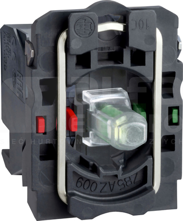 ZB5AW0M154*N/O+N/Z,230V,BIAL Korpus,wbud.LED,zł.wtykowe