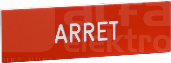 ZBY02104*BIALE MARCHE CZER ETYKIETA 8X27 DO RAMKI 30X40