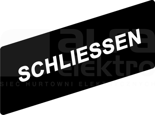 ZBY02214*BIALE SCHLIESSEN ETYKIETA 8X27 DO RAMKI 30X40