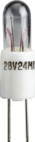 ZB6YB028 ŻAR.2-PIN T1 1/4 28V