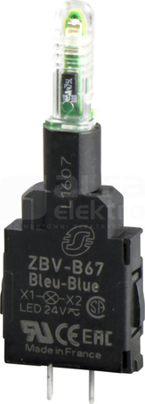 ZBVB37*ZIELONA ZESTAW SW.Z WBUDOWANA LED 24