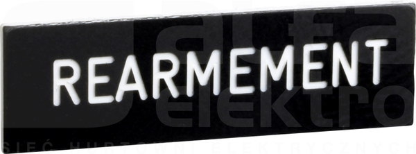 ZBY00123*BIALEREARMEMENTCZ ETYKIETA 8X27 DO RAMKI 30X40
