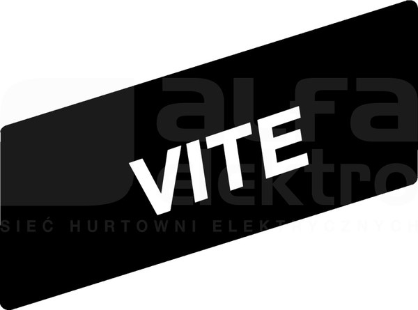 ZBY02128*BIALE VITE CZARNE ETYKIETA 8X27 DO RAMKI 30X40