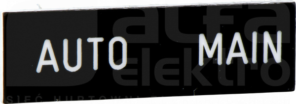 ZBY02164*BIALE AUTO-MAINCZ ETYKIETA 8X27 DO RAMKI 30X40
