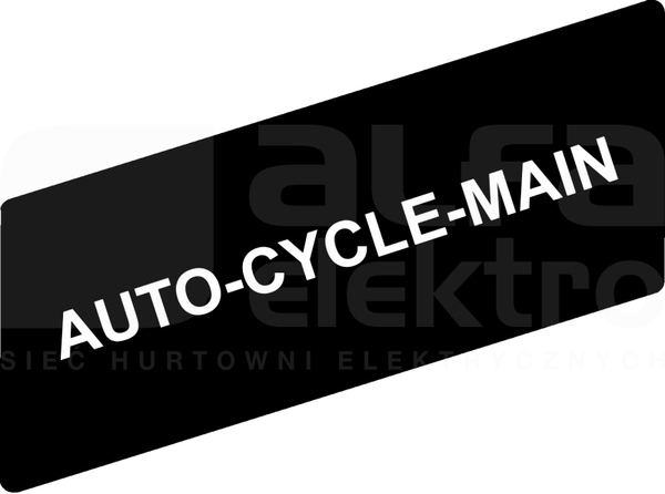 ZBY02199*BIALEAUTO CYCLE-MA ETYKIETA 8X27 DO RAMKI 30X40