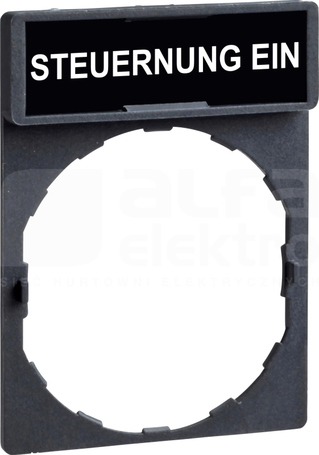 ZBY2211*BIALESTEUERUNG EIN RAMKA 30X40 Z ETYKIETA 8X27