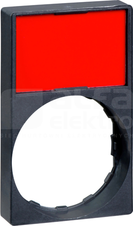 ZBY6H101*NIEOZNAK.CZARN/CZER RAMKA 30X50 Z ETYKIET.18X27M