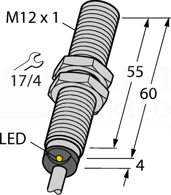 BIM-M12E-AN4X Czujnik magneto-indukcyjny