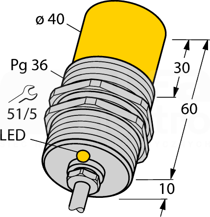 NI25-G47-AZ3X Czujnik indukcyjny