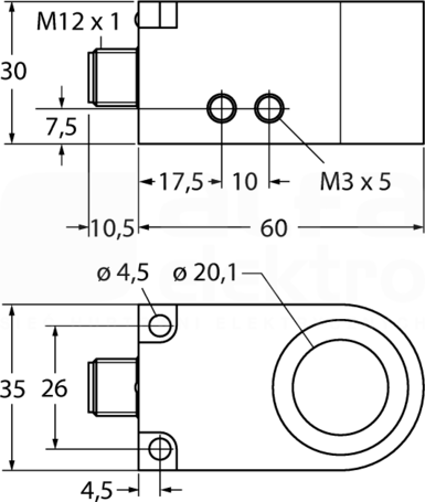 BI20R-W30-DAP6X-H1141 Czujnik indukcyjny