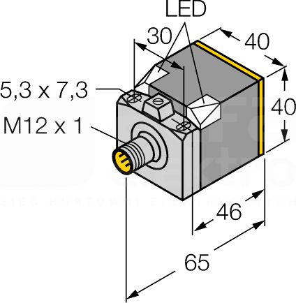 NI20-CK40-AN6X2-H1141 Czujnik indukcyjny