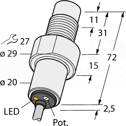BC5-S185-AP4X Czujnik pojemnościowy