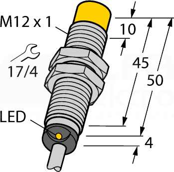 NI8-M12-AD4X Czujnik indukcyjny