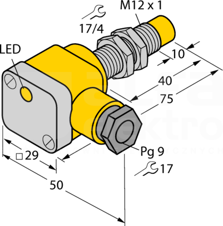 NI5-G12SK-AP6X Czujnik indukcyjny