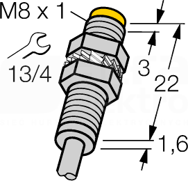 NI3-EG08K-Y1 Czujnik indukcyjny