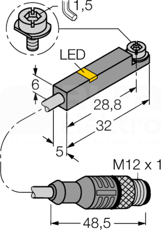 BIM-INT-Y1X-H1141 Czujnik magneto-indukcyjny