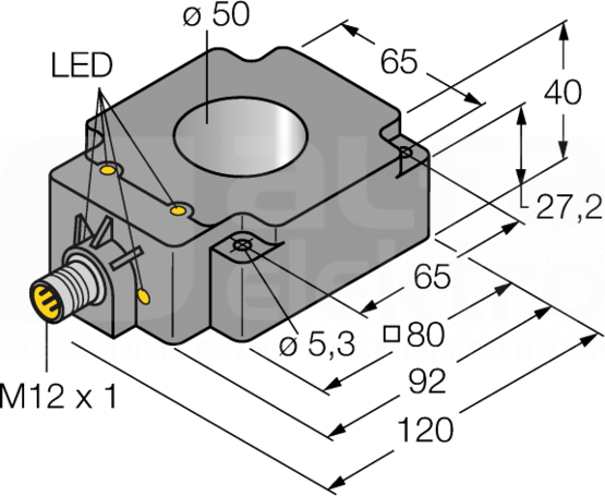 BI50R-Q80-AP6X2-H1141 Czujnik indukcyjny