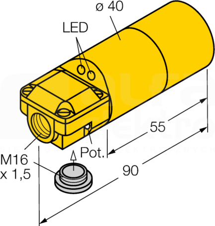 DNI30U-K40SR-AP4X2 Czujnik indukcyjny