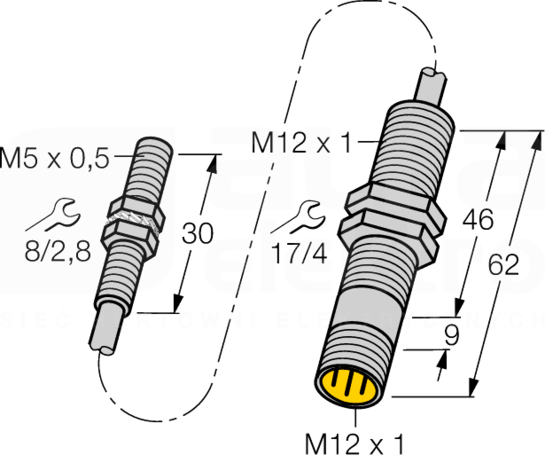 BI1,5-EG05-0,3-M12-SIU-H1141 Czujnik indukcyjny