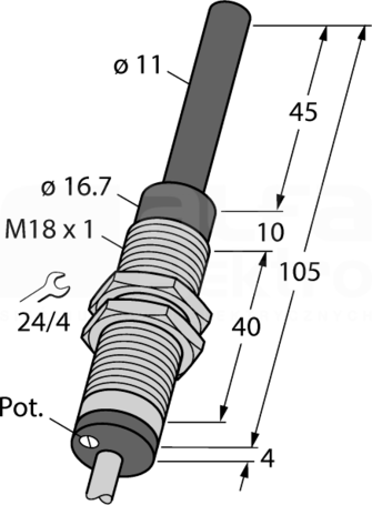 WI40-M18-LIU5 Czujnik indukcyjny